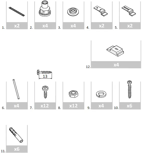 cersanit-Joanna-160x95-L-WA-JOANNA-160-L-Acrylic-Bathtub-fig-1