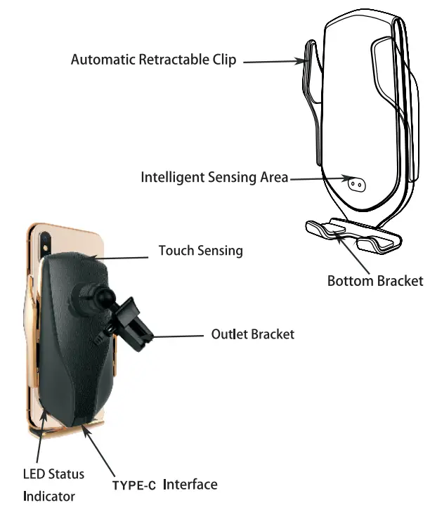 OPTONICA CC79 Car Wireless Charger