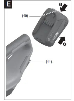BOSCH AdvancedShear 18V-10 Cordless Grass Shears 8