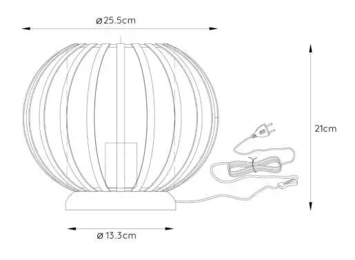 LUCIDE 78593 MERLINA Table Lamp - MERLINA 3
