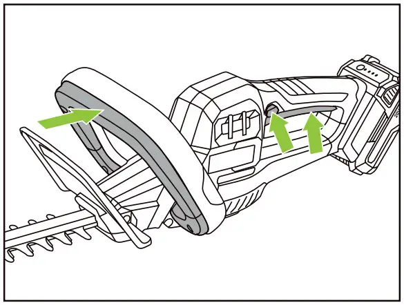 GREENCUT GHT200L Hedge Trimmers - START UP
