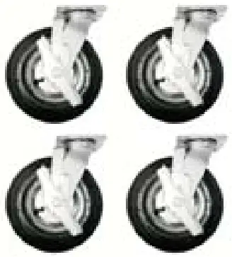 Cadco-CBC-GG-B4-L5 4-Bay-Grab-& Go-Mobile-Merchandising-Cart-Accessories