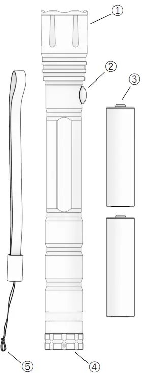 8186690-LED-Flashlight-MAULdion-fig-1