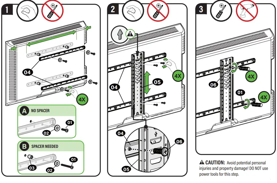 SANUS LLF225 Wall Mount-FIG13