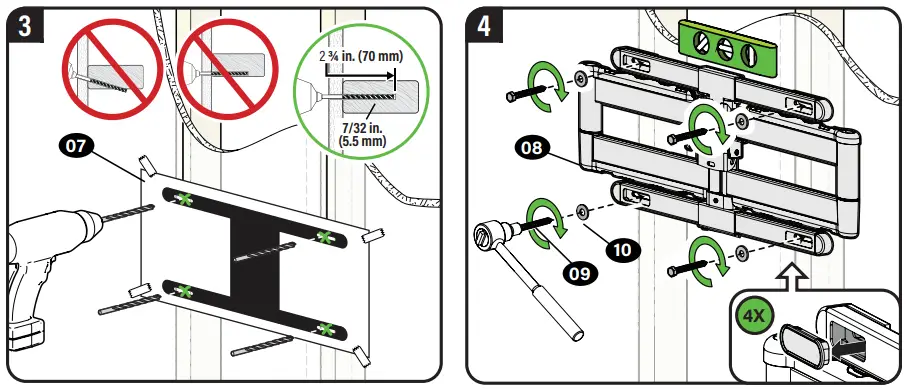 SANUS LLF225 Wall Mount-FIG15