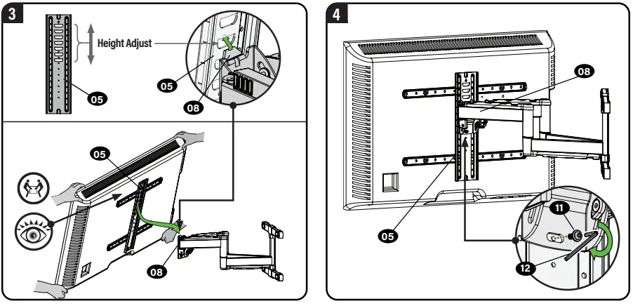 SANUS LLF225 Wall Mount-FIG19