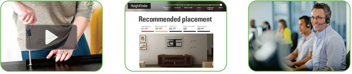 SANUS LLF225 Wall Mount-FIG2