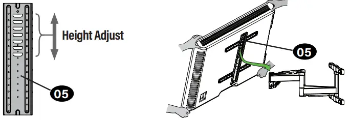 SANUS LLF225 Wall Mount-FIG23
