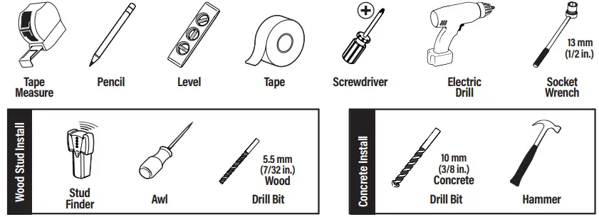 SANUS LLF225 Wall Mount-FIG4