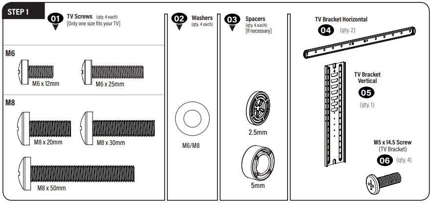 SANUS LLF225 Wall Mount-FIG7