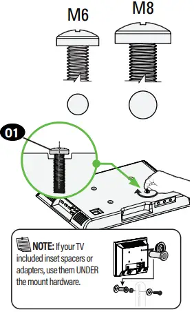 SANUS LLF225 Wall Mount-FIG9