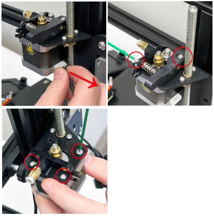 MICRO SWISS M3201 NG Direct Drive Extruder for Ender 3 Printers - Extruder