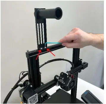 MICRO SWISS M3201 NG Direct Drive Extruder for Ender 3 Printers - Filament holder