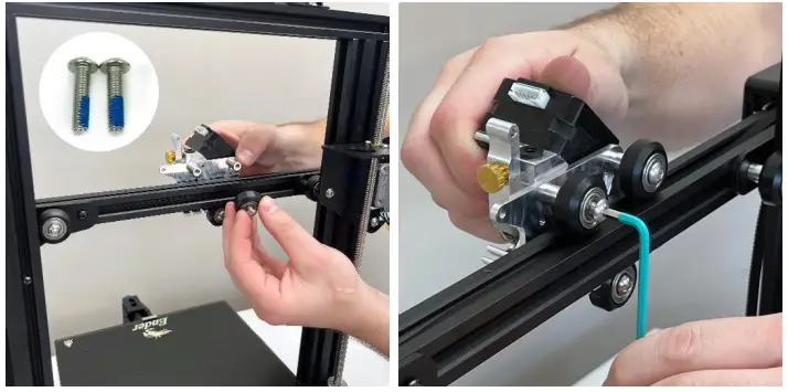 MICRO SWISS M3201 NG Direct Drive Extruder for Ender 3 Printers - V rollers