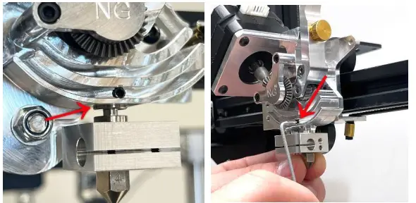 MICRO SWISS M3201 NG Direct Drive Extruder for Ender 3 Printers - V rollers1