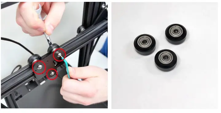 MICRO SWISS M3201 NG Direct Drive Extruder for Ender 3 Printers - carriage plate