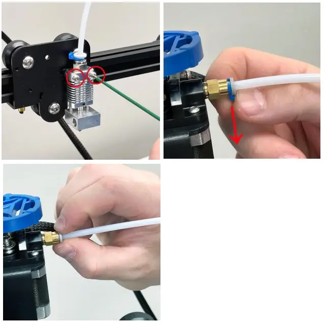 MICRO SWISS M3201 NG Direct Drive Extruder for Ender 3 Printers - hotend