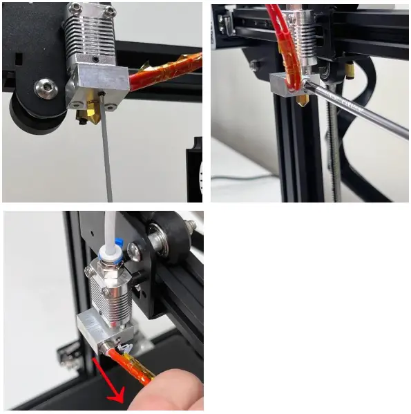 MICRO SWISS M3201 NG Direct Drive Extruder for Ender 3 Printers - thermistor