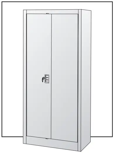 ULINE H-6317 Slim Storage Cabinet -
