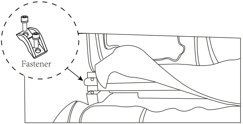 Installing legrest rod shaft