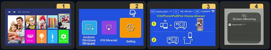 Iotwe-A4300-Air-Wi-Fi-Bluetooth-Projector-fig-4