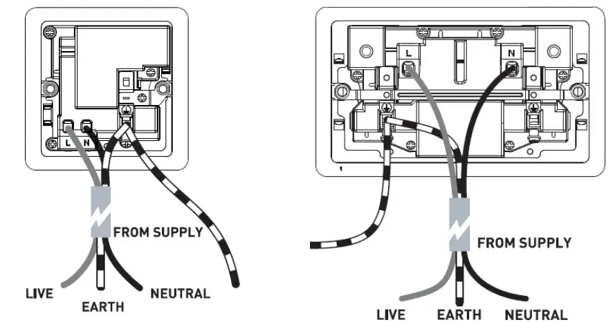 Knightsbridge 13A 1G DP Switched Socket - Figure 2