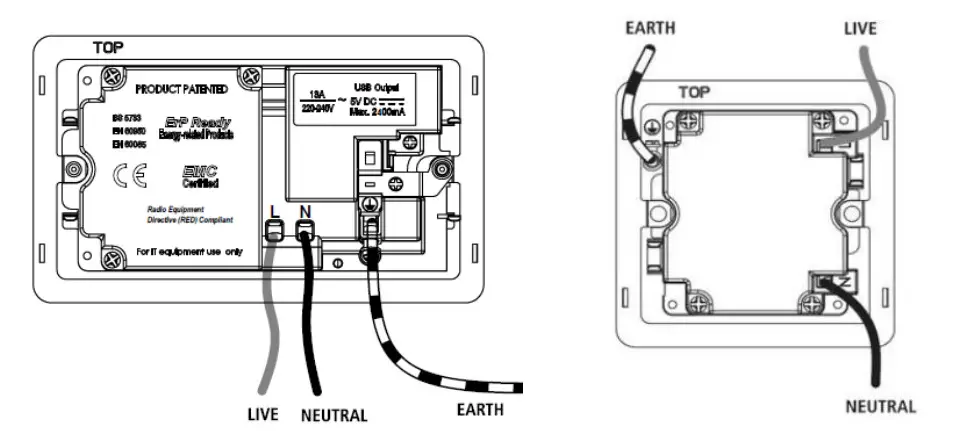 Knightsbridge 13A 1G DP Switched Socket - Figure 4
