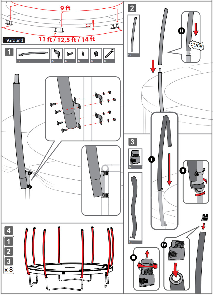 BERG Grand Elite Trampoline Regular - Figure 1