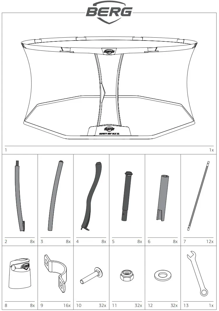BERG Grand Elite Trampoline Regular - Figure 3
