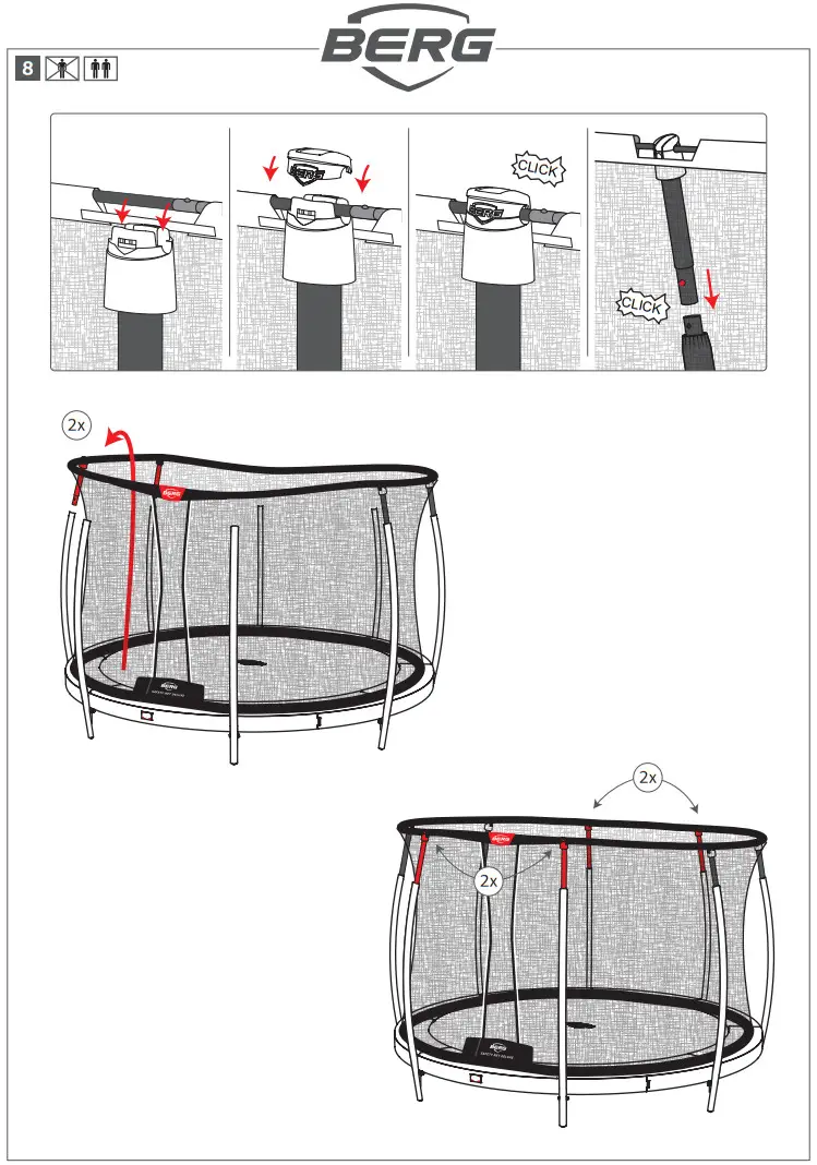 BERG Grand Elite Trampoline Regular - Figure 8