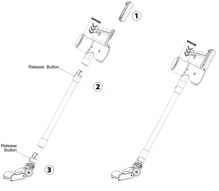VETTA VVC-S250 Cordless Vacuum Cleaner fig 2