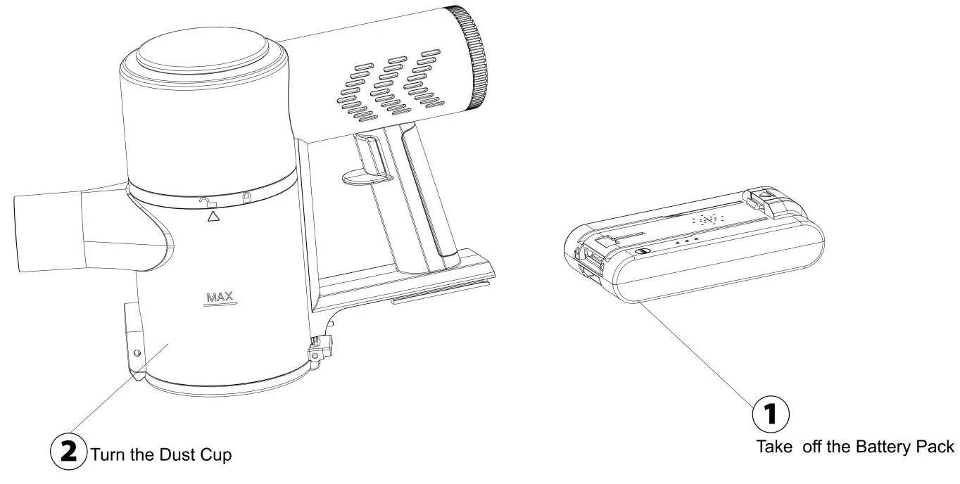 VETTA VVC-S250 Cordless Vacuum Cleaner fig 6