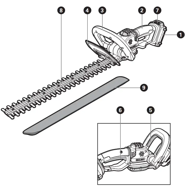 WORX-WG261-9-20V-Max-Lithium-CordlessHedge-Trimmer-FIG-1