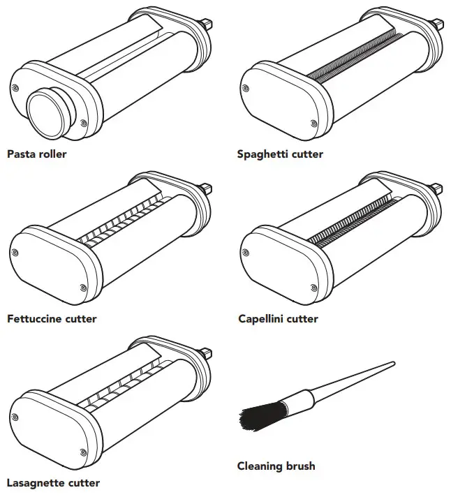KitchenAid KSMPRA Pasta Roller - PARTS AND ACCESSORIES
