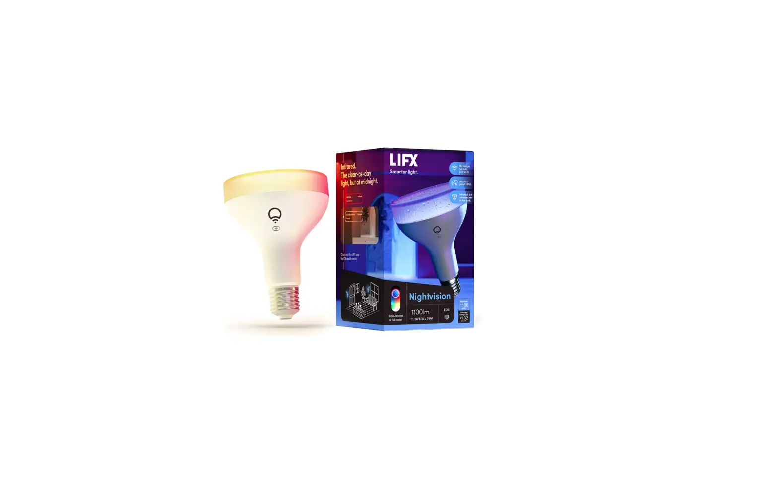 Lifx ‎lhb30e26irus Nightvision Lumen Bulb User Manual