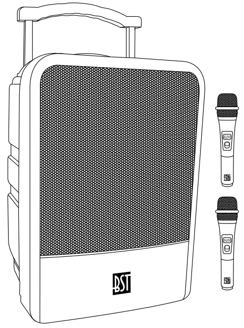 BST IPS10 400 Portable Battery Speaker Sound System - fig 4