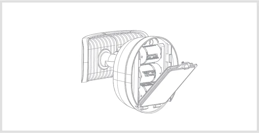 home zone ES06572G Battery Powered LED Security Light 02