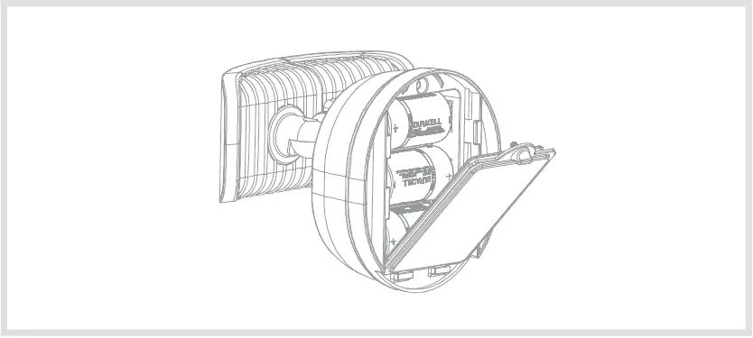 home zone ES06572G Battery Powered LED Security Light 06