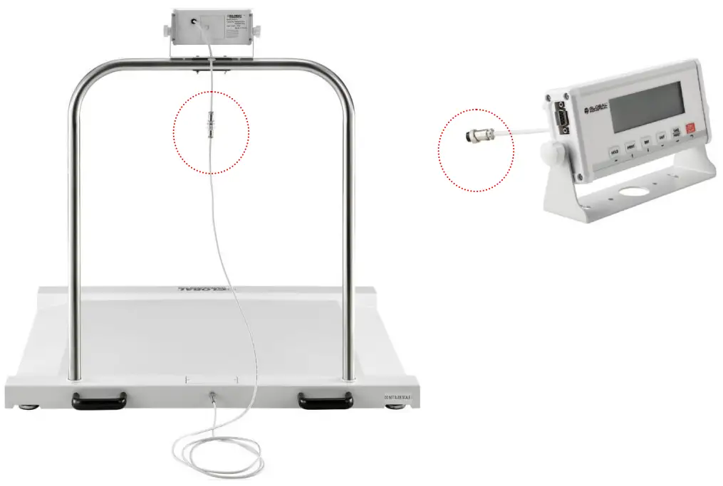 GLOBAL INDUSTRIAL 412586 Replacement LCD Indicator - fig2