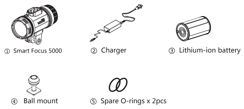 WEEFINE Smart Focus 5000 Light with LED Flash Function - fig 3