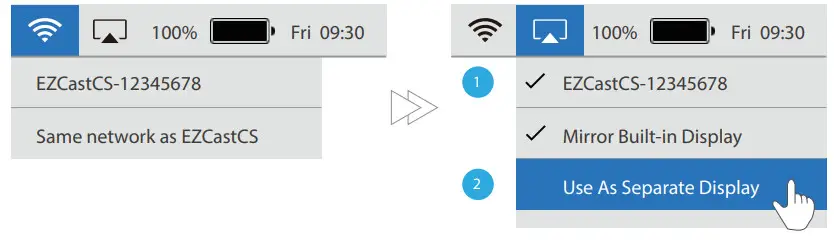 Aluratek ASC01F Streamcast Wireless HD Display Adapter - Extend Screen