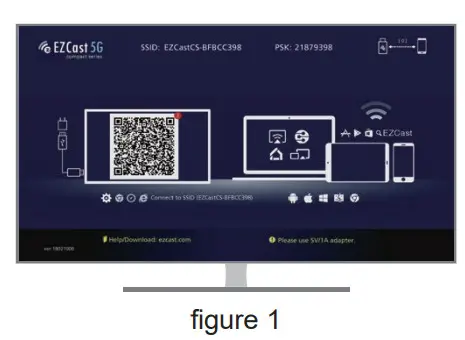 Aluratek ASC01F Streamcast Wireless HD Display Adapter - figure 1