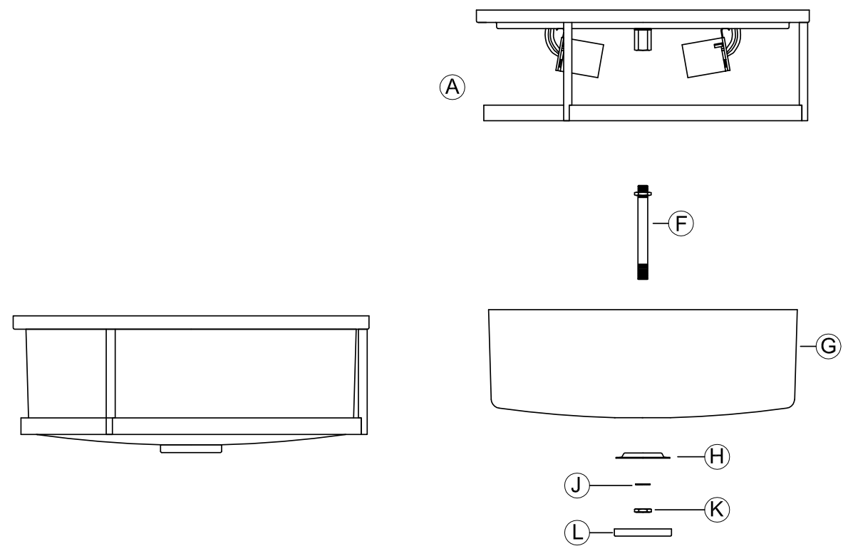 PROGRESS LIGHTING P350254 2 Light Flush Mount