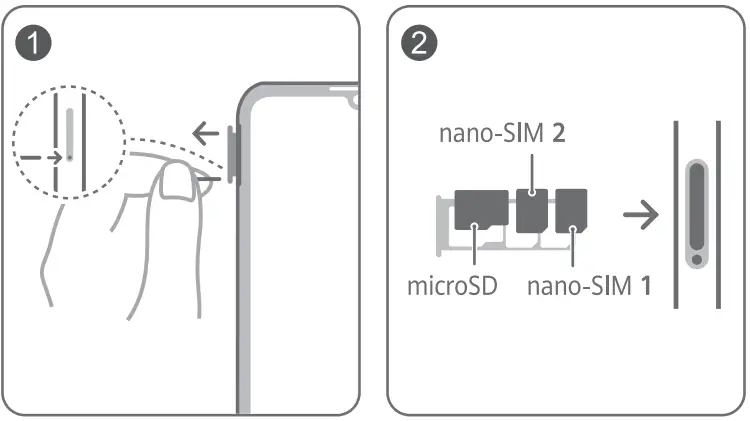 HUAWEI MED-LX9 MED-LX9N Smartphone - Dual-SIM card