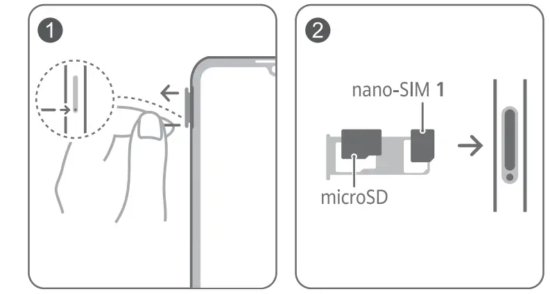HUAWEI MED-LX9 MED-LX9N Smartphone - Single-SIM card