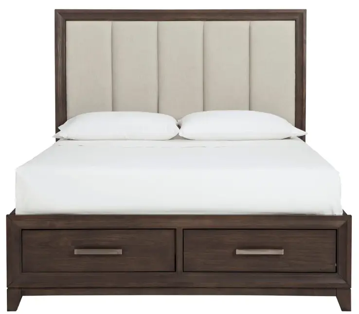 ASHLEY B497-57 Brueban Queen Upholstered Panel Headboard