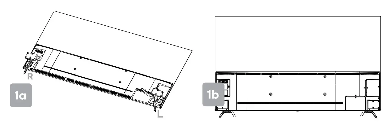 kogan XR9510 75 4K UHD HDR Smart Android - Stand assembly