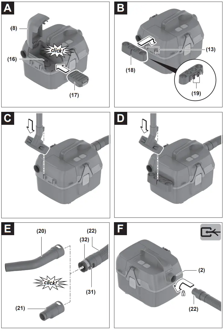 BOSCH AdvancedVac 18V 8 Li Ion Power Vacuum Cleaner - fig2