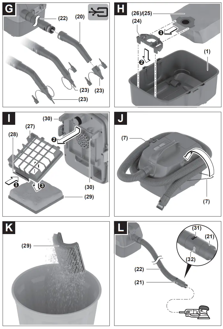 BOSCH AdvancedVac 18V 8 Li Ion Power Vacuum Cleaner - fig3
