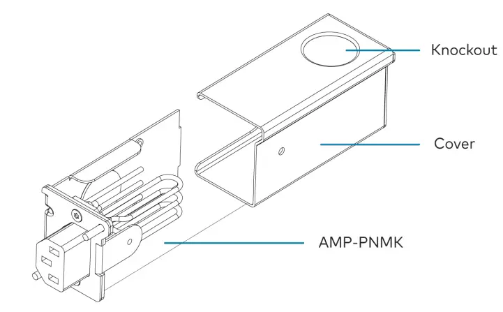 CRESTRON-AMP-PNMK-Plenum-Kit-FIG-1